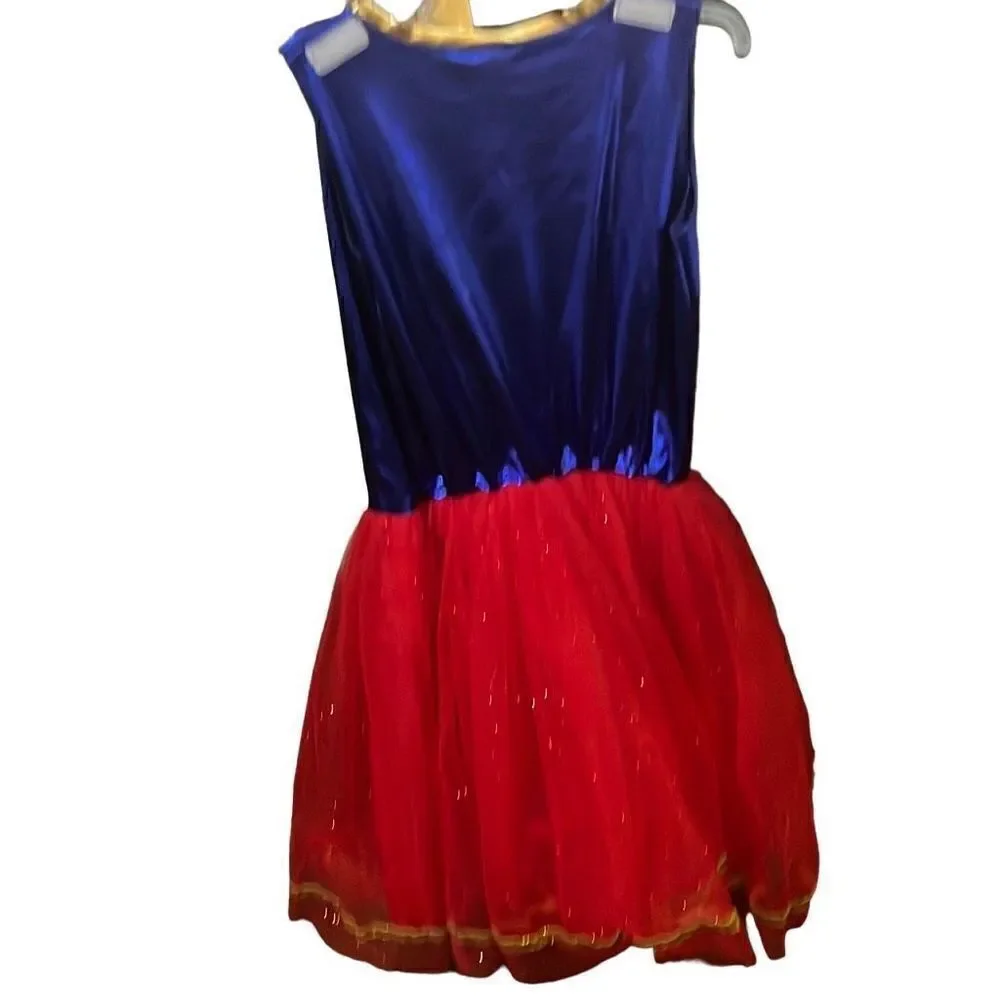 Super Girl Costume for Girls size Large (10/12) (NO CAPE)